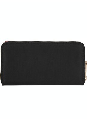 Billetera Negra Poppy Con Cierre De Cremallera Tommy Hilfiger