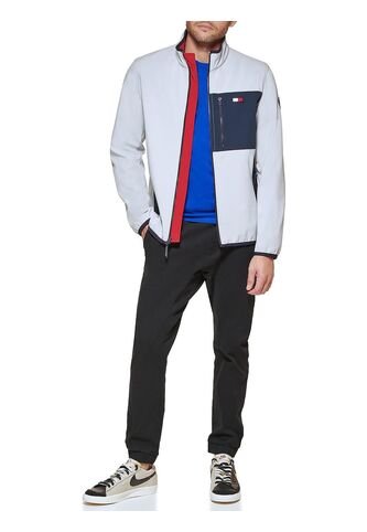 Chaqueta Con Capucha Softshell Hombre Blanco Tommy Hilfiger Hombre Blanco Tommy Hilfiger Tommy Hilfiger