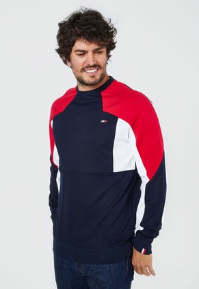 Buzo Azul-Rojo-Blanco Tommy Hilfiger