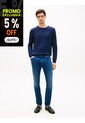 Jeans Azul Bleecker Slim Con Efecto Usado Tommy Hilfiger de Tommy Hilfiger