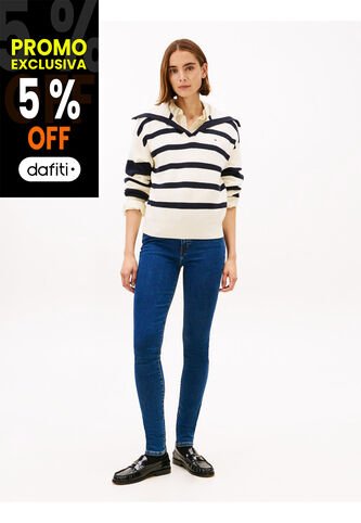 Jeans Azul Denim Como De Corte Skinny Tommy Hilfiger Tommy Hilfiger