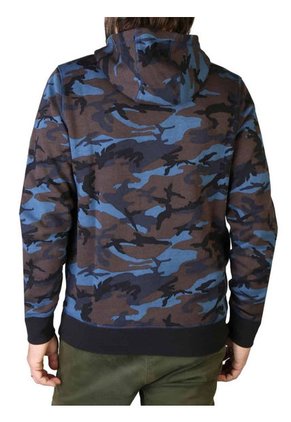 Sudadera Con Capucha Y Estampado De Camuflaje Azul Tommy Hilfiger