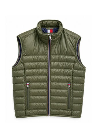 Chaleco Verde Sin Mangas Con Detalles Distintivos Tommy Hilfiger Tommy Hilfiger