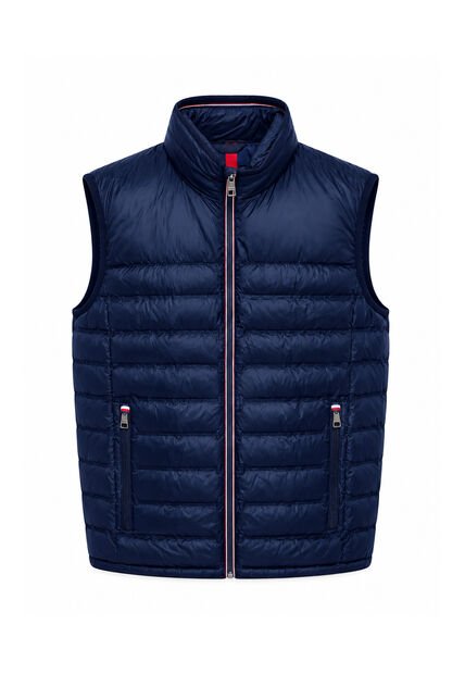 Chaleco Azul Sin Mangas Con Detalles Distintivos Tommy Hilfiger