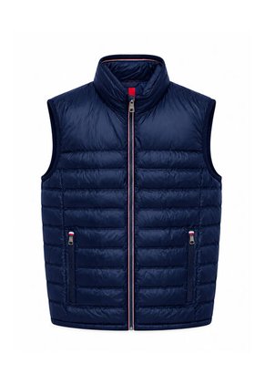 Chaleco Azul Sin Mangas Con Detalles Distintivos Tommy Hilfiger