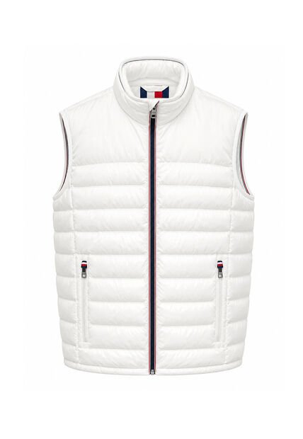 Chaleco Blanco Sin Mangas Con Detalles Distintivos Tommy Hilfiger