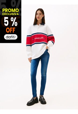 Jeans Azul Nora De Corte Skinny Tommy Jeans Tommy Hilfiger