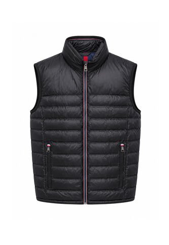 Chaleco Negro Sin Mangas Con Detalles Distintivos Tommy Hilfiger Tommy Hilfiger