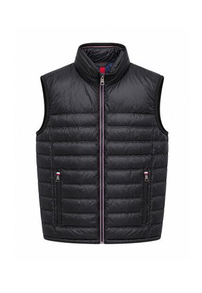 Chaleco Negro Sin Mangas Con Detalles Distintivos Tommy Hilfiger