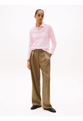 Saco Rosa De Punto Con Cuello En V Tommy Hilfiger