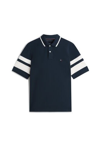 Polo Multicolor De Corte Regular Con Diseño De Rayas En Las Mangas Tommy Hilfiger Tommy Hilfiger