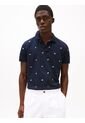 Polo Azul De Corte Regular Estampado De Banderas  Tommy Hilfiger de Tommy Hilfiger