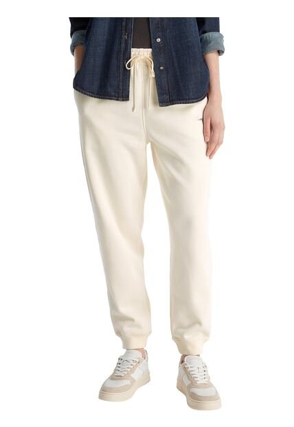 Jogger Blanco De Corte Regular Con Logo Gráfico Tommy Hilfiger