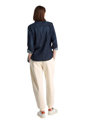 Jogger Blanco De Corte Regular Con Logo Gráfico Tommy Hilfiger