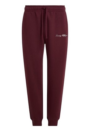 Jogger Rojo De Corte Regular Con Logo Gráfico Tommy Hilfiger