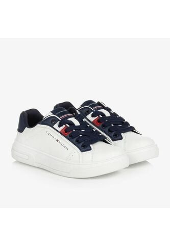 Tenis Casual Para Niños Blanco Tommy Hilfiger Tommy Hilfiger