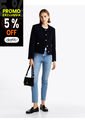 Jeans Azul Tobilleros Ajustados De Talle Alto Tommy Hilfiger de Tommy Hilfiger