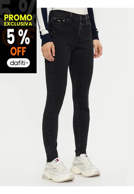 Jeans Gris Nora De Corte Skinny Tommy Jeans
