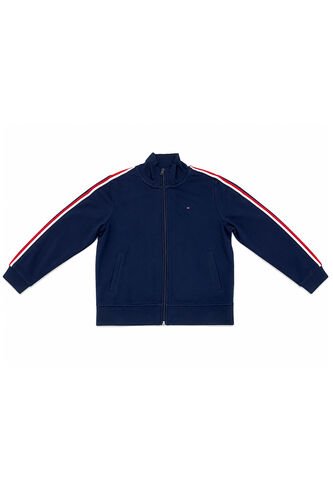Saco Azul Oscuro Con Diseño Global StripeTommy Hilfiger Tommy Hilfiger