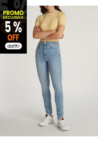 Jeans Azul Sylvia De Corte Skinny Tommy Jeans Tommy Hilfiger