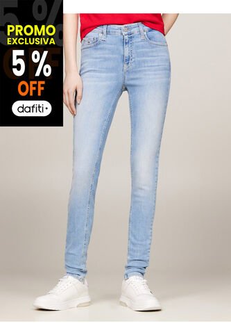 Jeans Azul Nora Ceñidos De Talle Medio Tommy Jeans Tommy Hilfiger