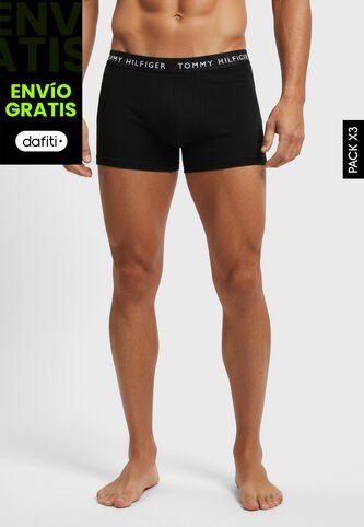 Bóxer Trío TOMMY HILFIGER Negro Tommy Hilfiger