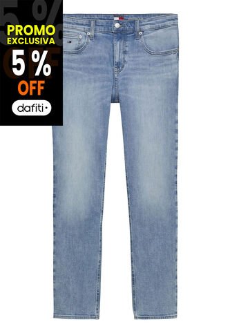 Jeans Azul Scanton Slim Y Desteñidos Tommy Jeans Tommy Hilfiger