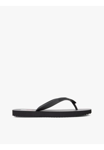Sandalias Negro Con Inscripción En La Tira Tommy Hilfiger Tommy Hilfiger