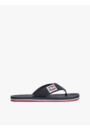 Sandalia Azul Marino Playera Con Parche Tommy Hilfiger