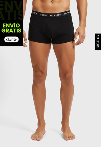 Bóxer Trío TOMMY HILFIGER Negro Tommy Hilfiger