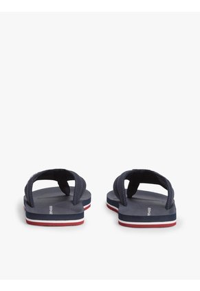 Sandalia Azul Marino Playera Con Parche Tommy Hilfiger