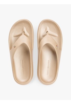 Sandalias Café Moldeadas Tornasoladas Tommy Hilfiger