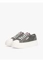 Tenis Negro De Plataforma De Denim Tommy Hilfiger de Tommy Hilfiger