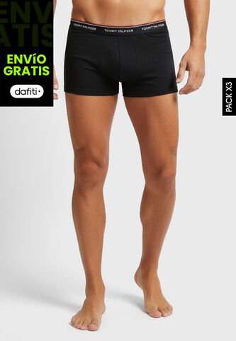 Bóxer Trío TOMMY HILFIGER Negro Tommy Hilfiger