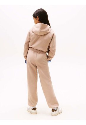 Joggers Café De Punto Con Escudo Bordado Tommy Hilfiger