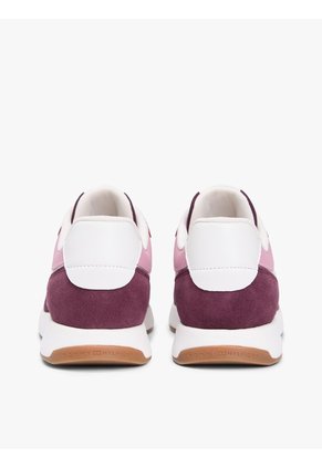 Tenis Beige Runner De Materiales Mixtos Tommy Hilfiger