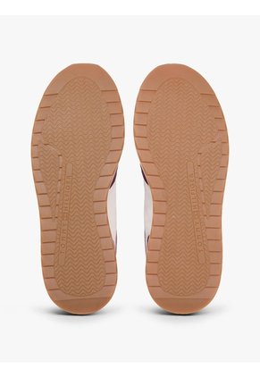 Tenis Beige Runner De Materiales Mixtos Tommy Hilfiger