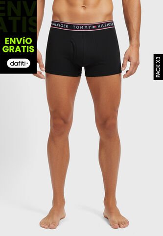 Bóxer Trío TOMMY HILFIGER Negro Tommy Hilfiger