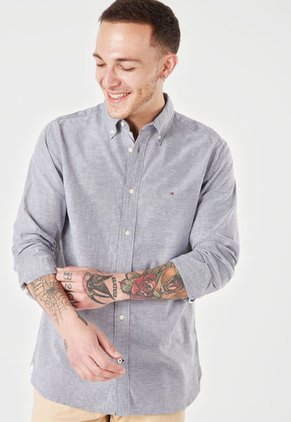 Camisa Azul Tommy Hilfiger