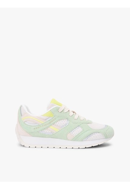 Tenis Multicolor TH Chic Suede Retro Runner Tommy Hilfiger