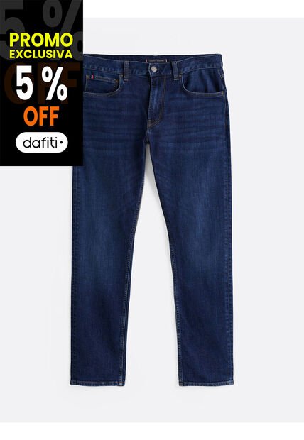 Jeans Azul Oscuro Mercer Rectos De Corte Regular Tommy Hilfiger
