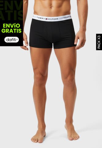 Bóxer Trío TOMMY HILFIGER Negro Tommy Hilfiger