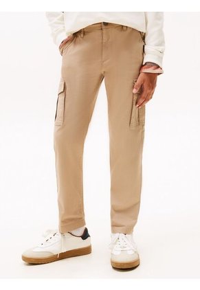Pantalón Café Cargo Essential De Ripstop Tommy Hilfiger