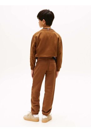 Joggers Café De Felpa Con Logo Universitario Tommy Hilfiger