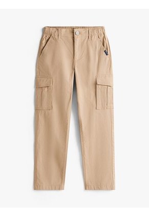Pantalón Café Cargo Essential De Ripstop Tommy Hilfiger