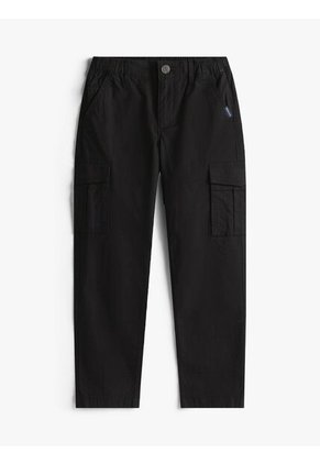 Pantalón Negro Cargo Essential De Ripstop Tommy Hilfiger