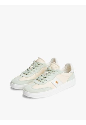 Tenis Multicolor En Mezcla De Texturas Con Monograma TH Tommy Hilfiger