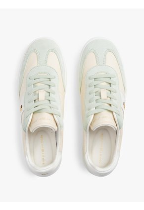 Tenis Multicolor En Mezcla De Texturas Con Monograma TH Tommy Hilfiger