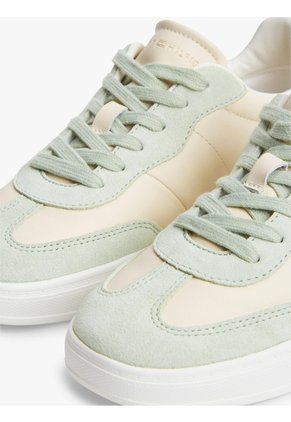 Tenis Multicolor En Mezcla De Texturas Con Monograma TH Tommy Hilfiger