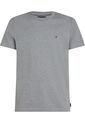 Camiseta Gris De Tejido Interlock Con Corte Slim Tommy Hilfiger de Tommy Hilfiger